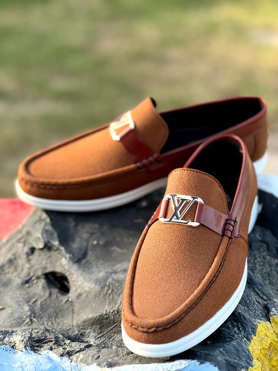 Loro piana suede leather