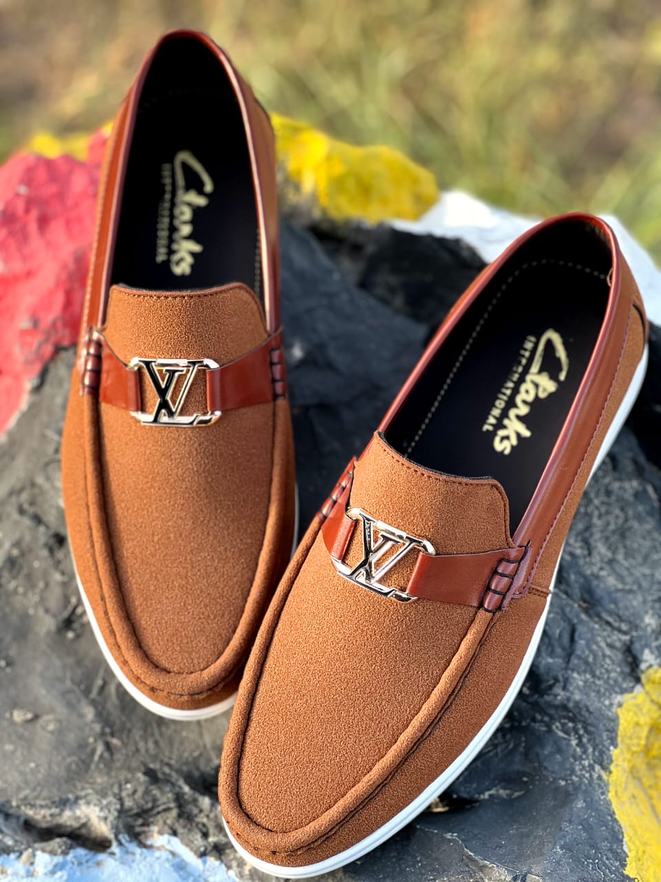 Loro piana suede leather