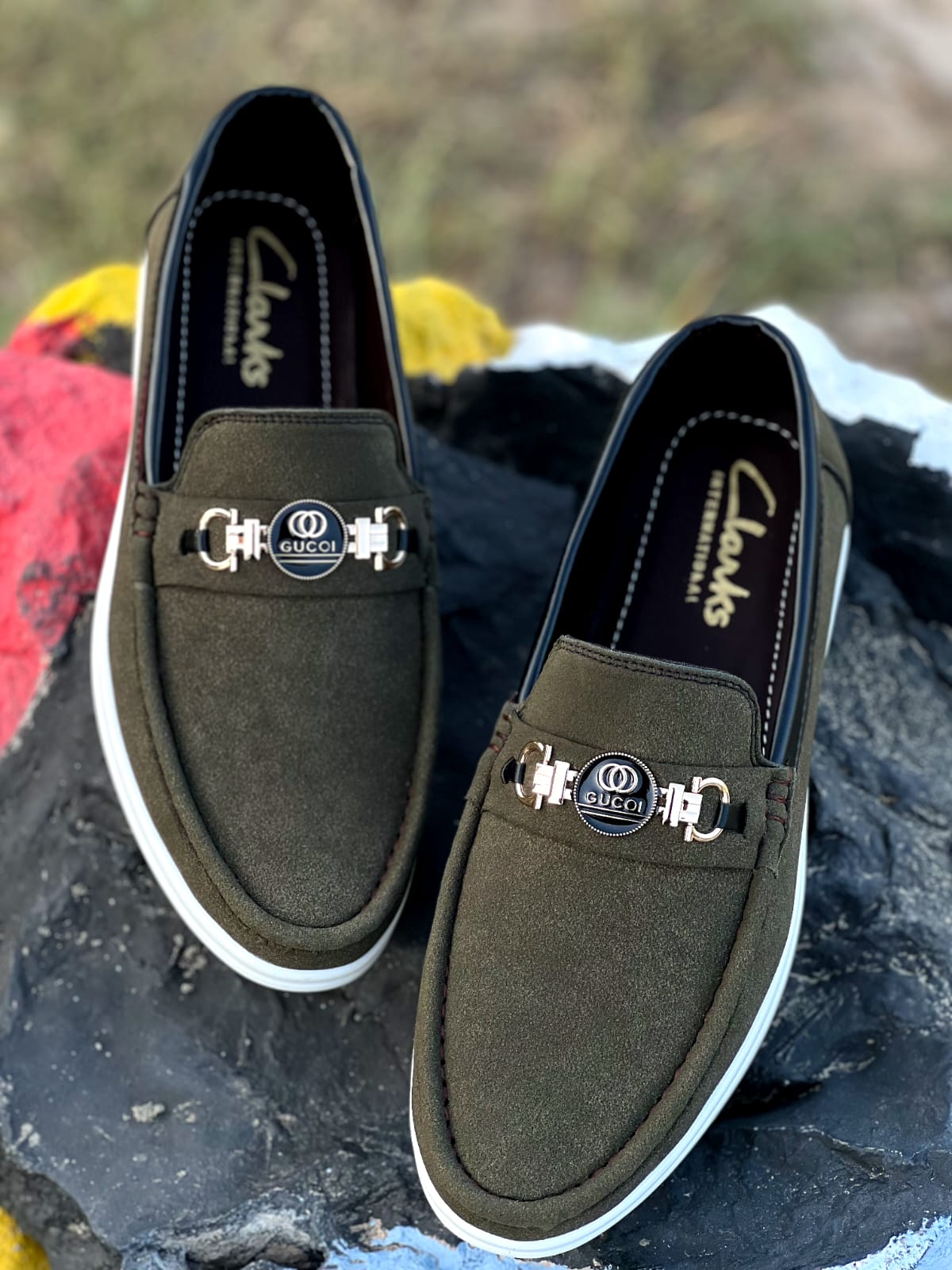 LORO PIANA suede leather