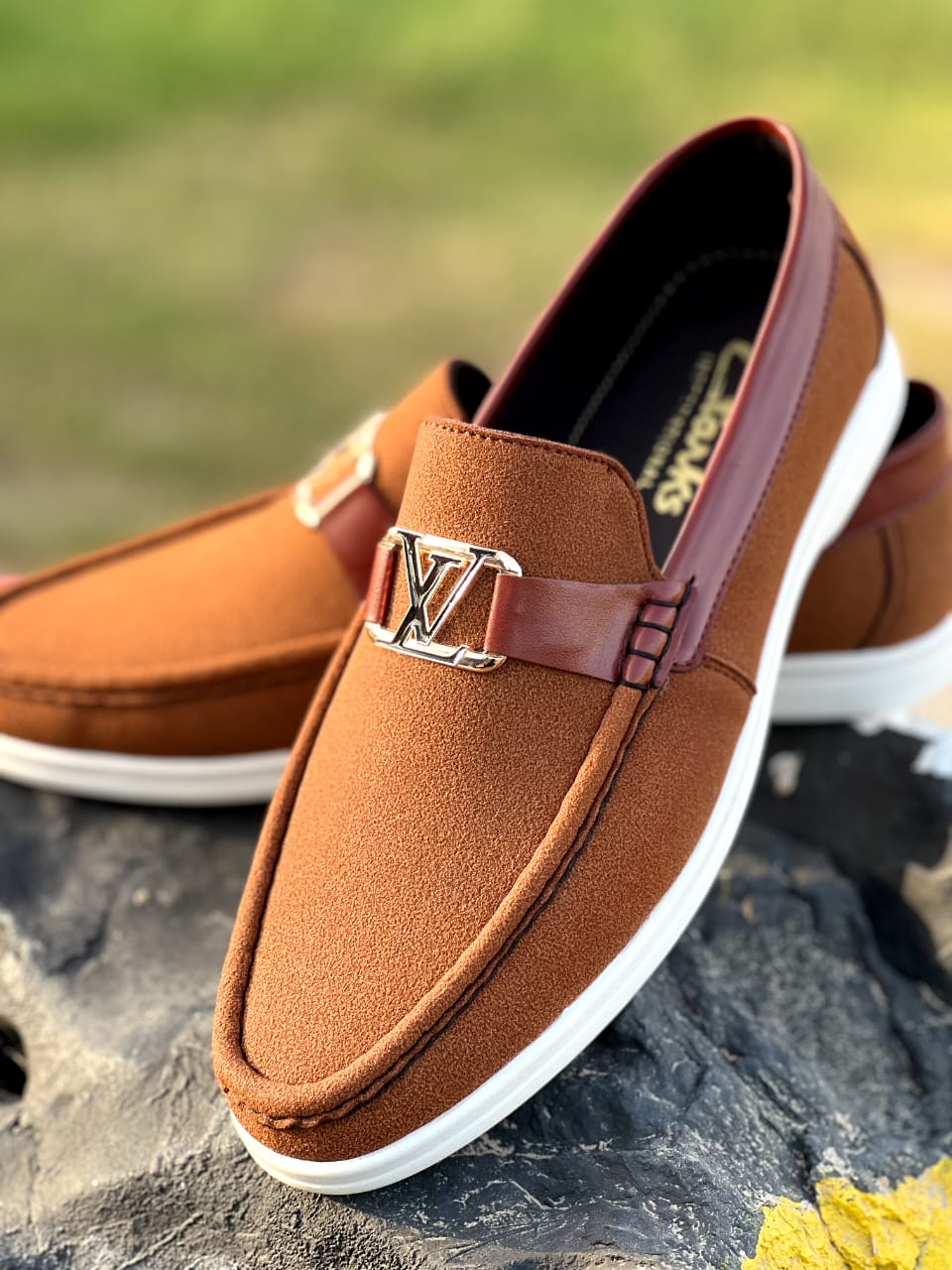 Loro piana suede leather
