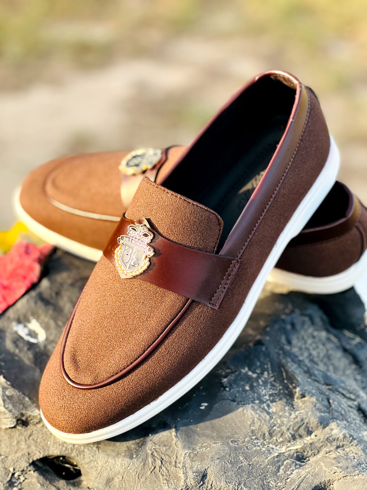 LORO PIANA SuedeLeather Brown